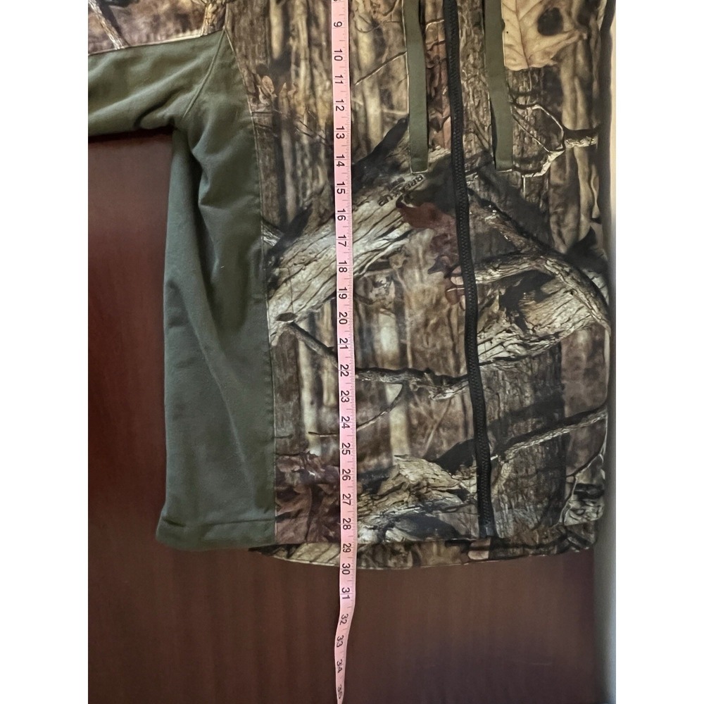 Yukon Gear Mens M Mossy Oak Break-Up Infinity Camo Hooded Jacket Green - Picture 11 of 12